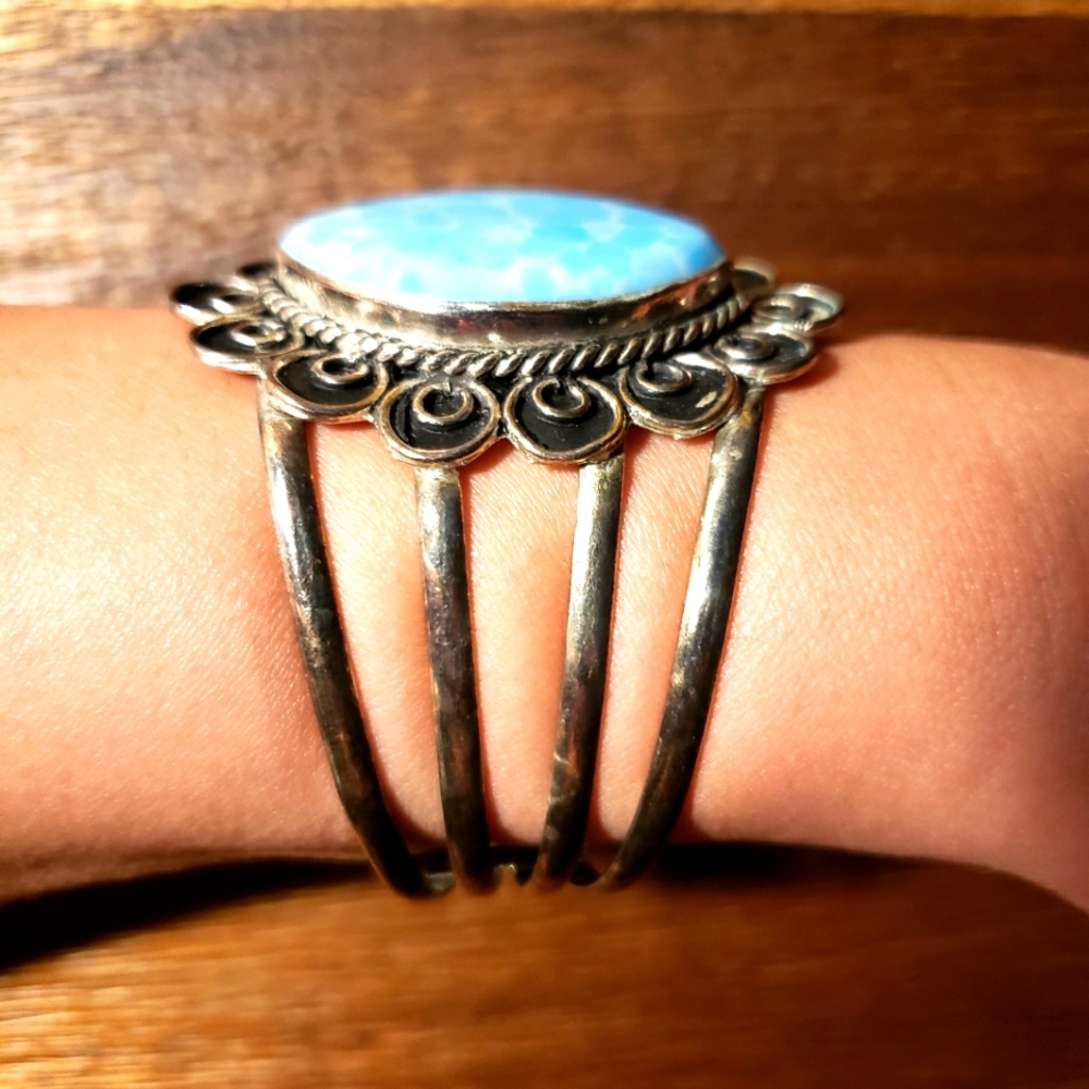 Silver Cuff Bracelet - Picture 2 of 14